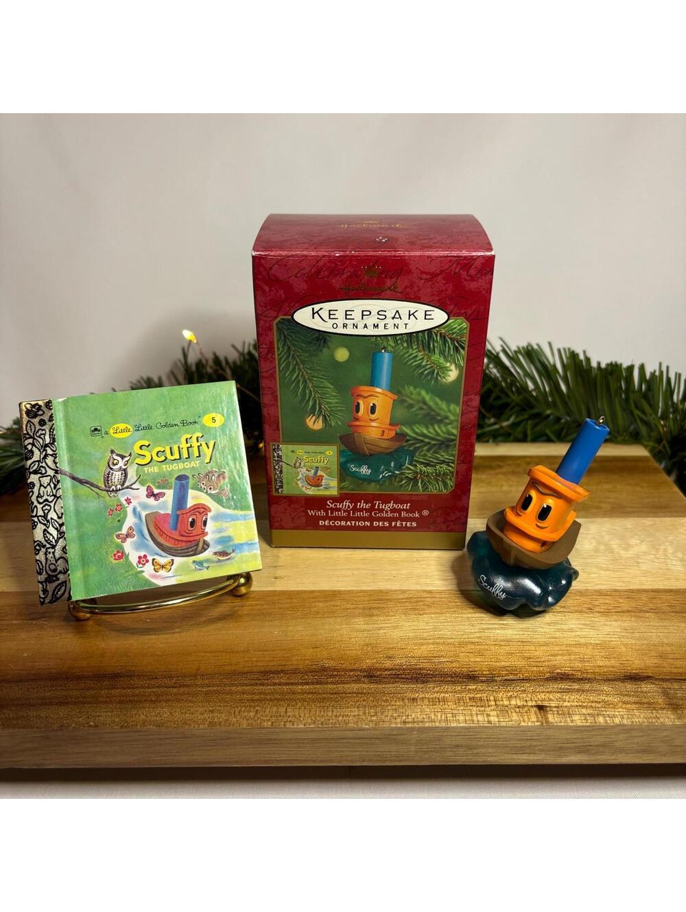 Scuffy the Tugboat Hallmark Keepsake Miniature Ornament - 2000